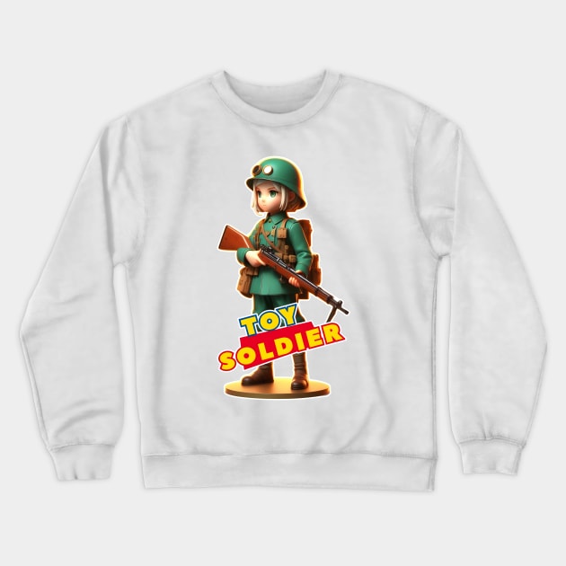 Toy Soldier Crewneck Sweatshirt by Rawlifegraphic